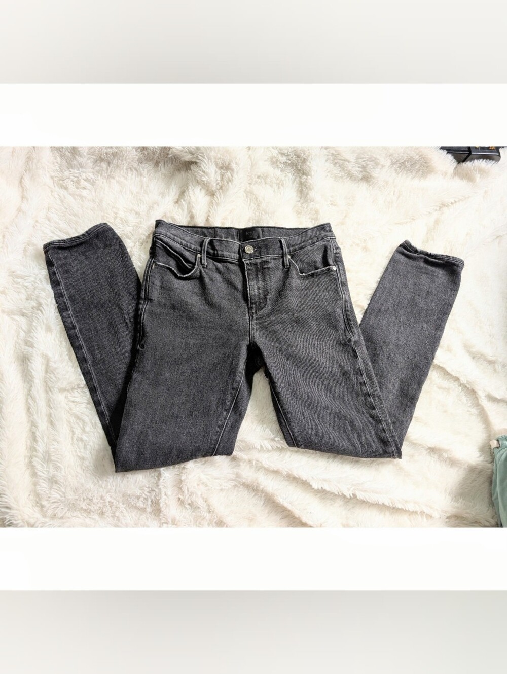 RtA Slim Straight Dark Black Wash Denim Jeans Men's Size 29